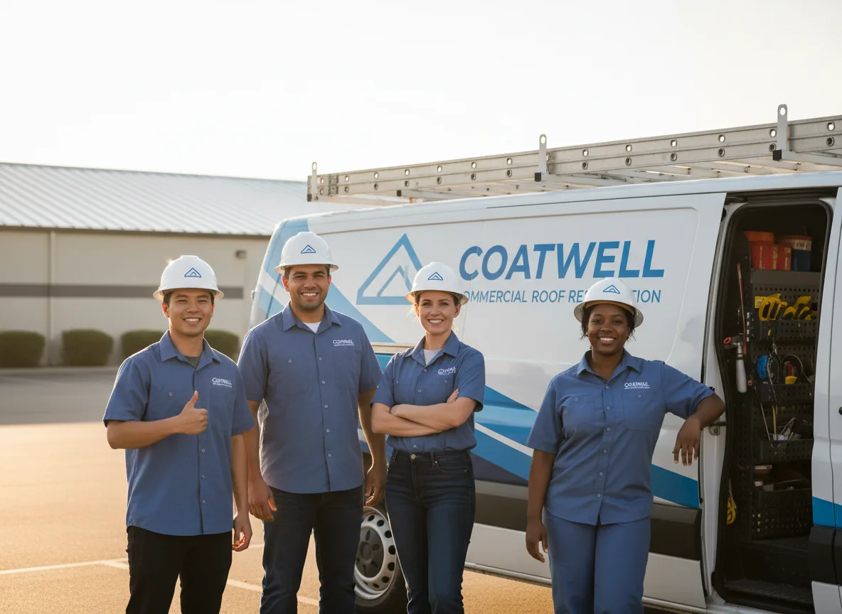Commercial roof coating company in Conway Springs, KS